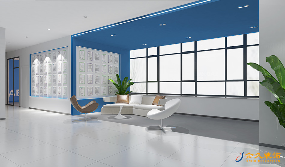 5600平藍勃生物辦公室設(shè)計效果圖