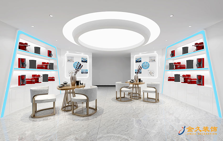 辦公室展廳裝修設計效果圖