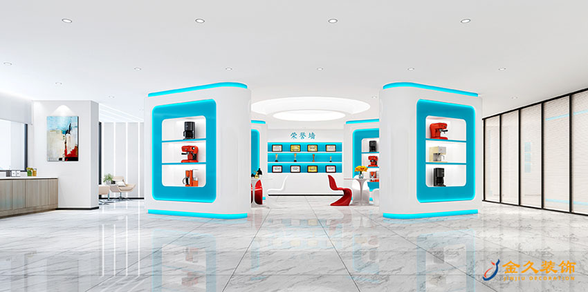 辦公室展廳裝修設計效果圖