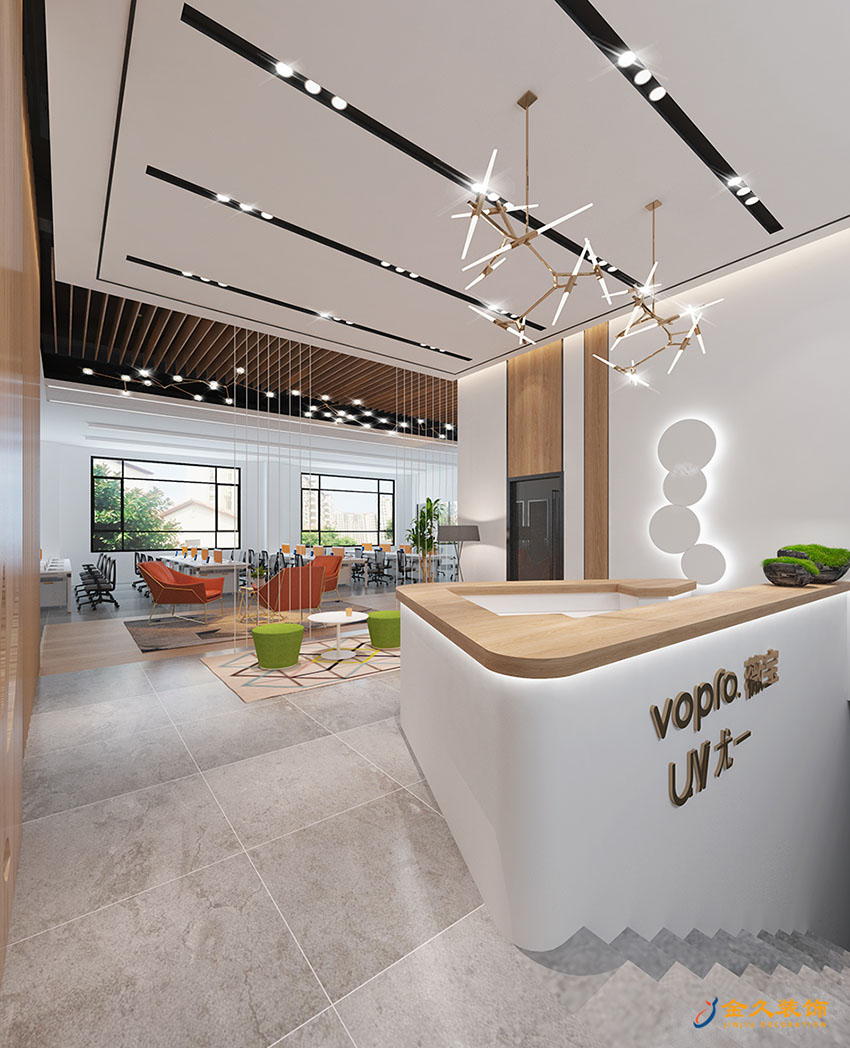 辦公室前臺裝修設(shè)計效果圖 辦公室前臺裝修設(shè)計效果圖