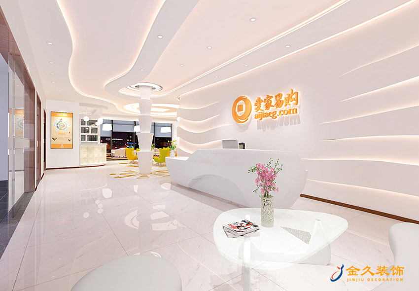 辦公室前臺裝修效設(shè)計效果圖 辦公室前臺裝修效設(shè)計效果圖