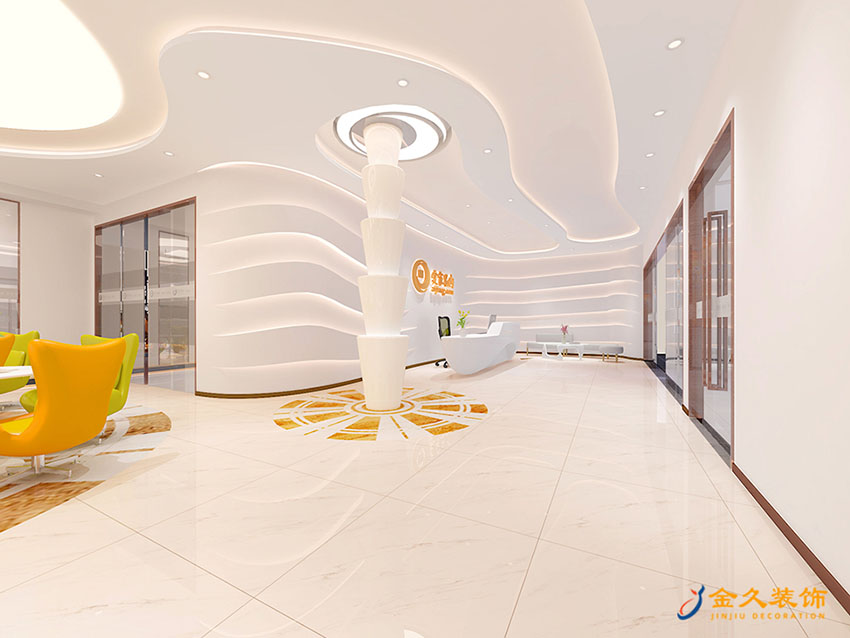 辦公室前臺裝修效設(shè)計效果圖 辦公室前臺裝修效設(shè)計效果圖