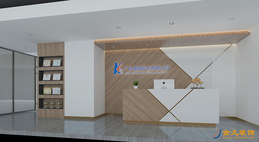 辦公室前臺裝修效果圖 辦公室前臺裝修效果圖
