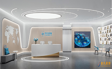 1800㎡廣州辦公樓裝修設(shè)計效果圖